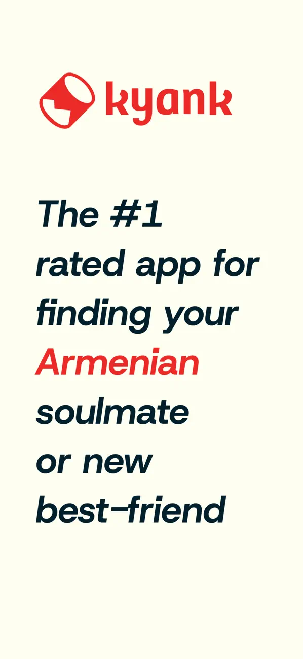 Screenshot #1 pour Kyank - Armenian Dating