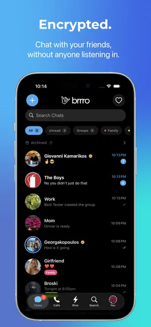 Brrro - Secure Messenger screenshot 1
