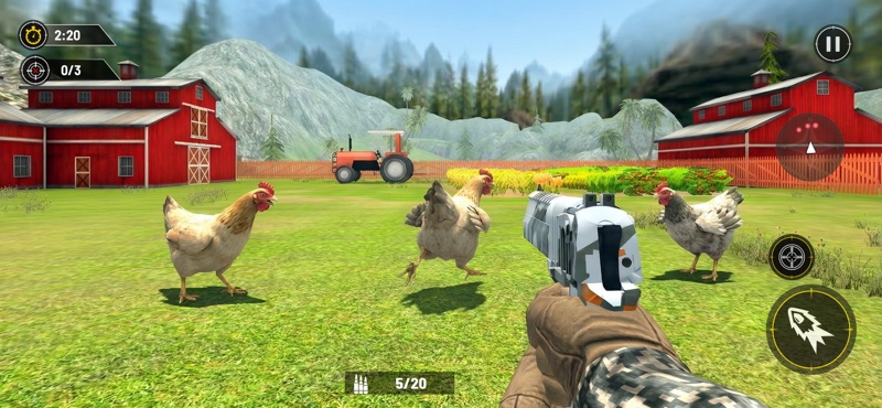 Wild Hunter: Chicken Sniper 3D screenshot 1