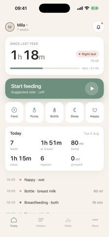BebaFeed — Baby Tracker Screenshot 5 of 5