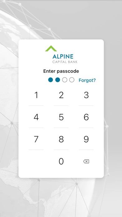 Alpine Capital Bank - Mobile iPhone screenshot 2 - Finance app