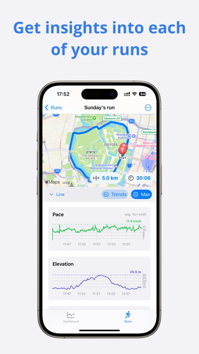 Running Dashboard | RunMetrics Screenshot