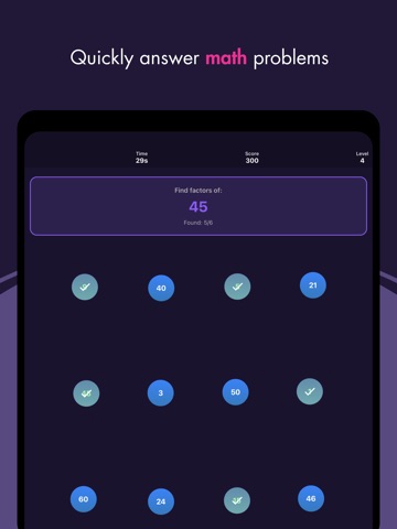Brainiac: The Brain Game iPad screenshot
