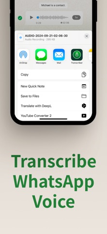 Transcriber for WhatsApp Screenshot 2 of 6