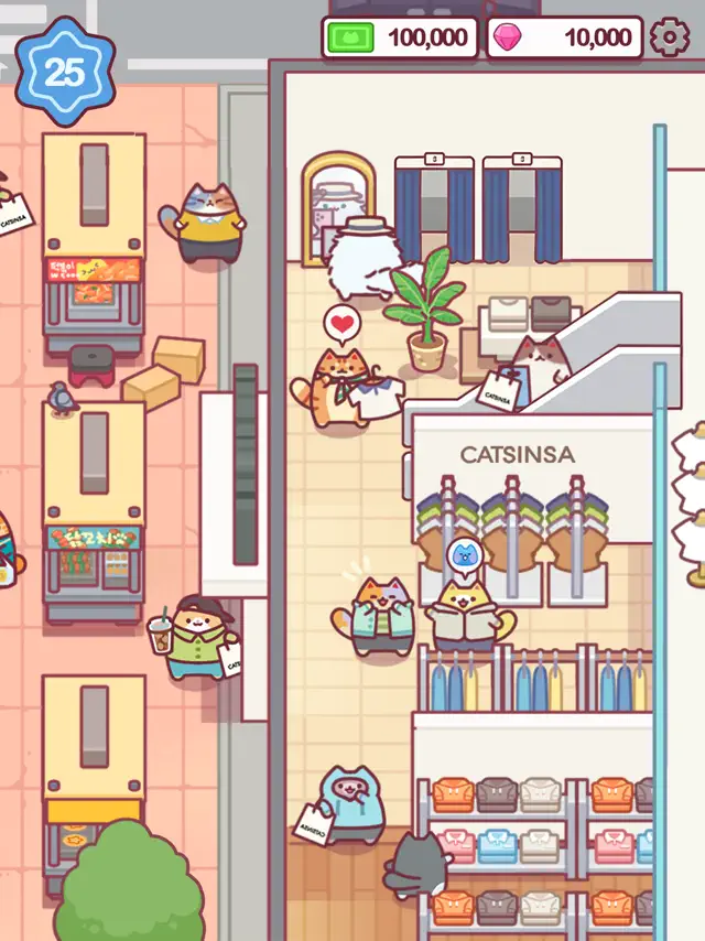 Cat Snack Bar: City Simulation screenshot 8