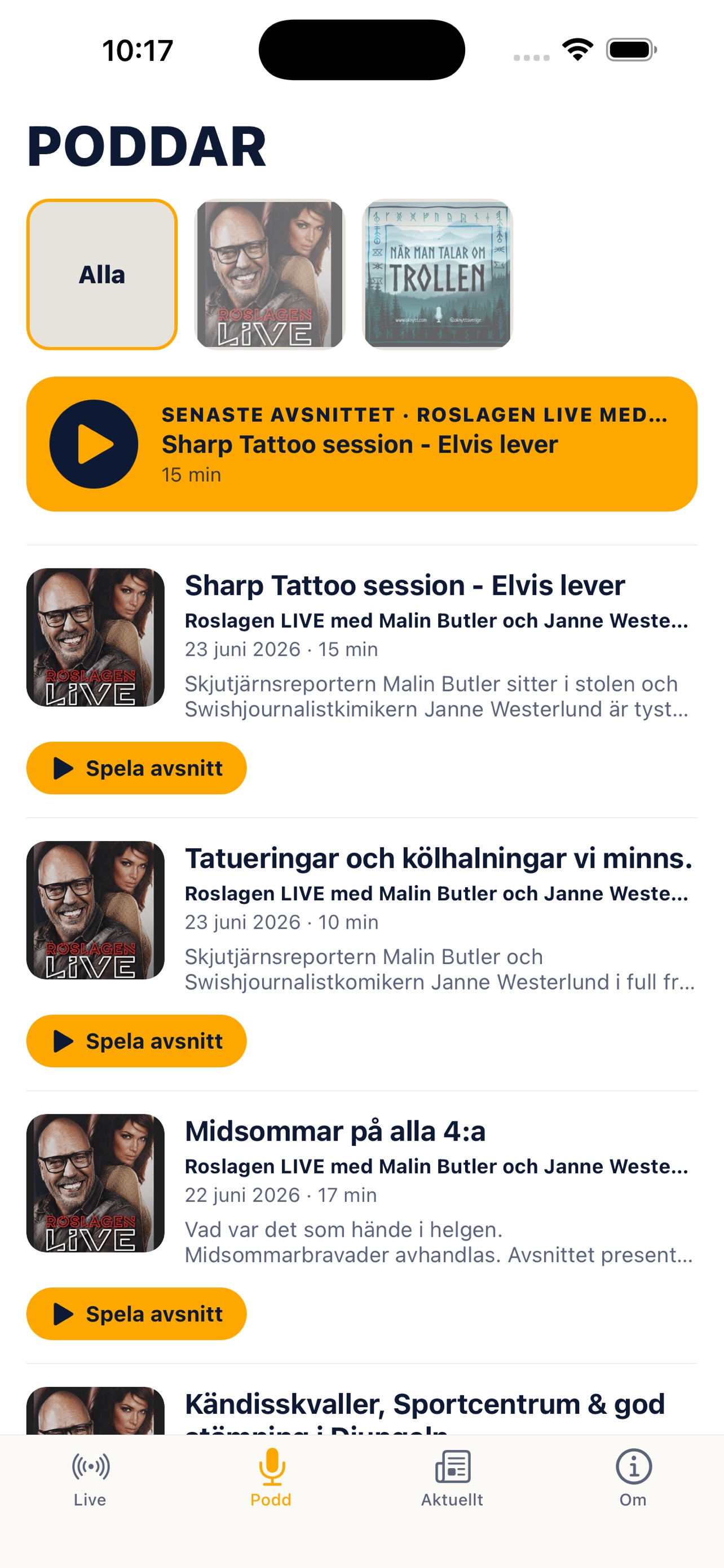 Screenshot 5 of Radio Uppsala