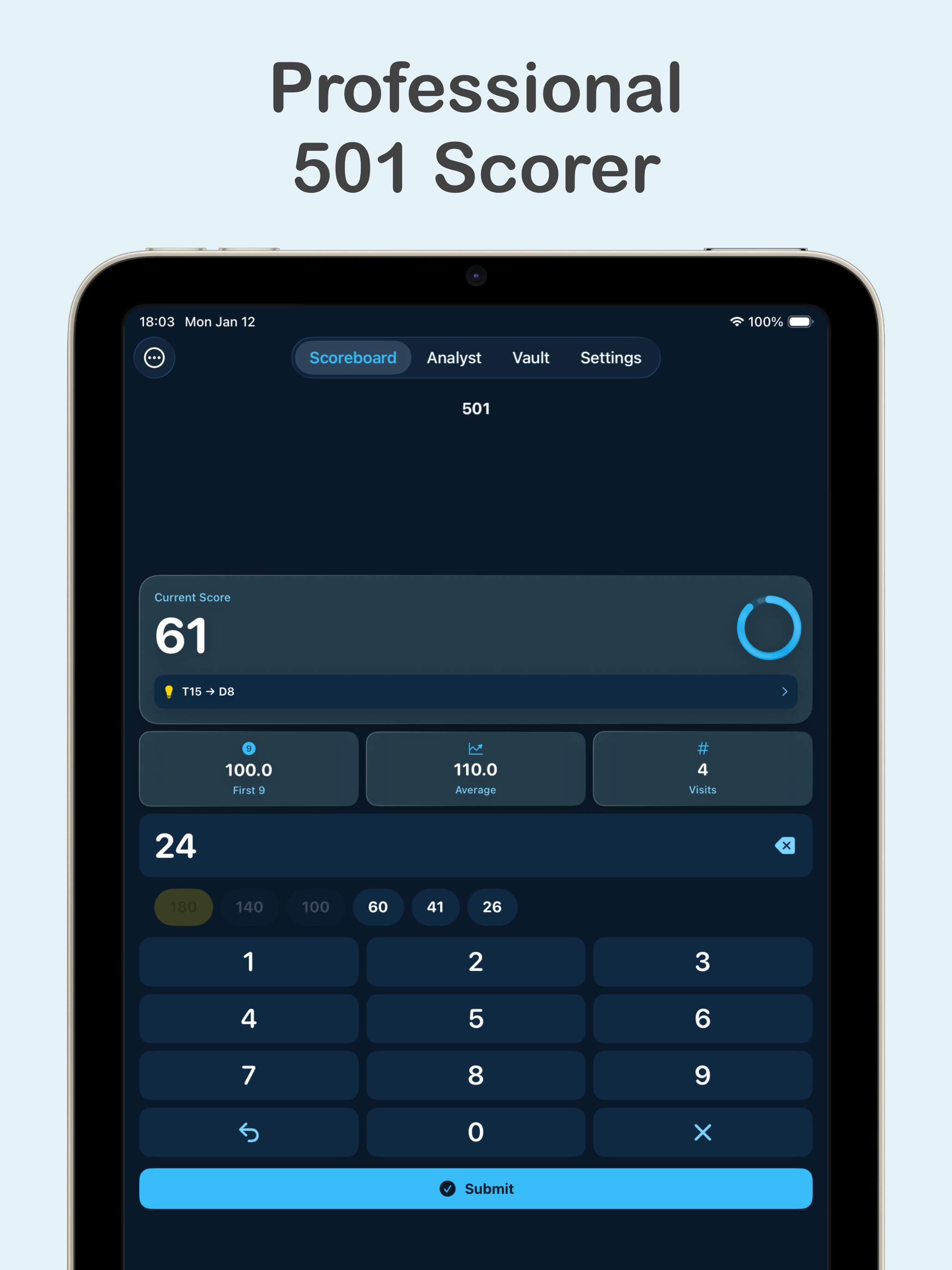 Precision Darts: Scoreboard screenshot 7