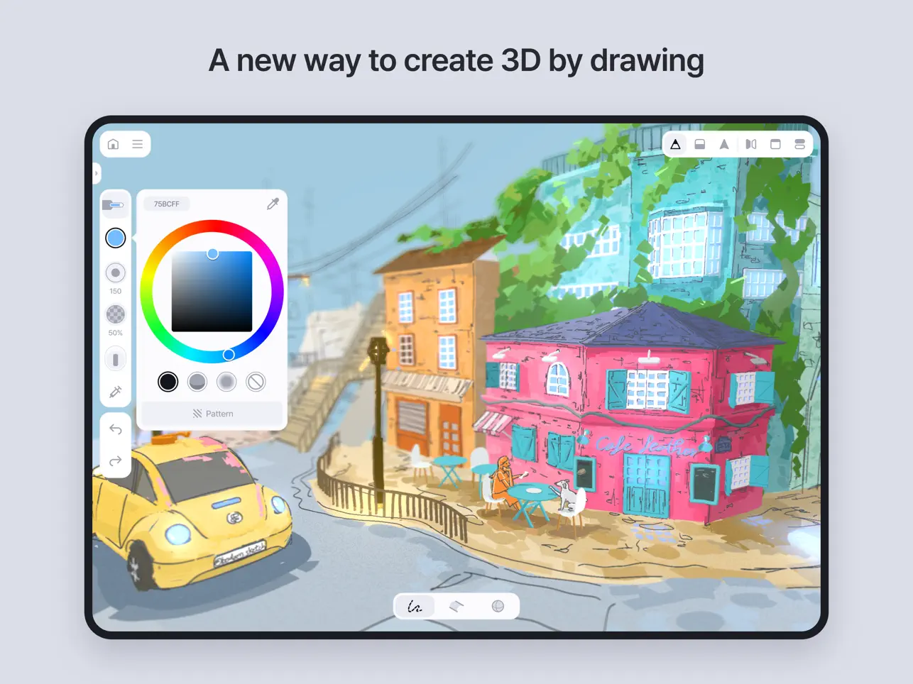 #1. Feather: Draw in 3D (iOS) 由: Sketchsoft Inc.