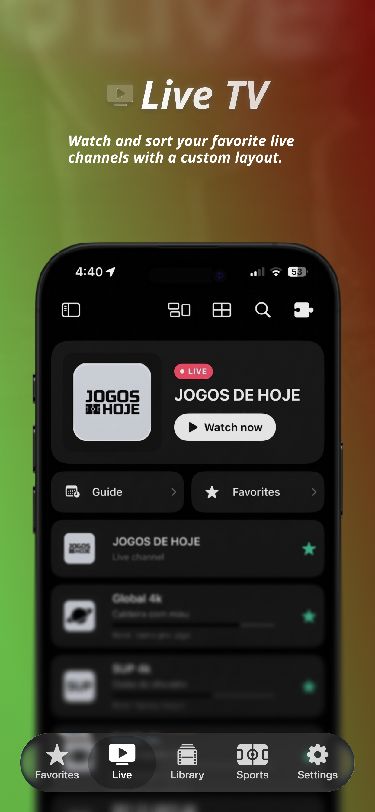 Vireko IPTV screenshot 2