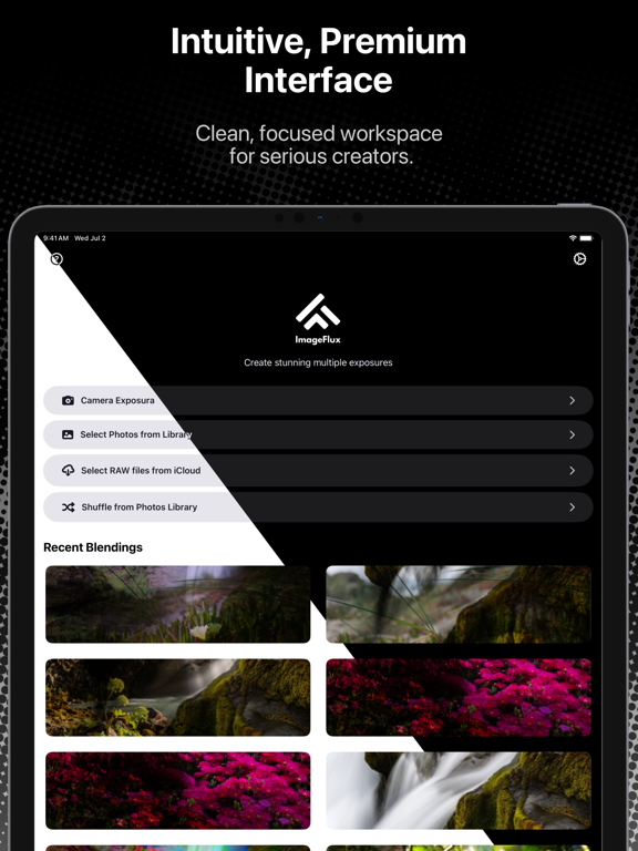 ImageFlux: RAW & MultiExposure iPad screenshot 6 - Photo & Video app