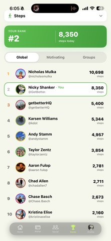 GetBetter. Screenshot 8 of 9