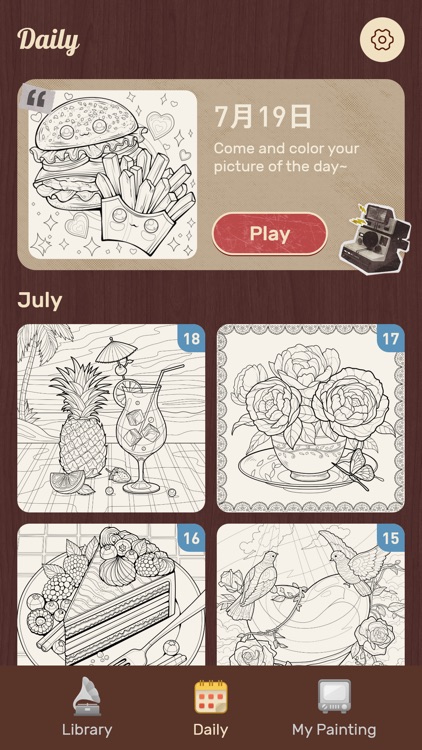 Nostalgia Color by number game screenshot-8