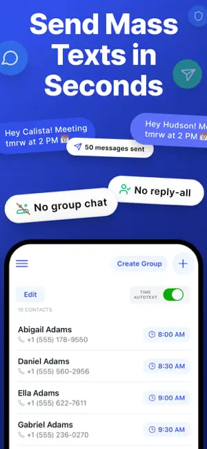 Quick Send: Mass Text Message screenshot 1