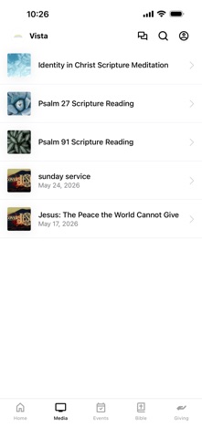 Vista Community Church WA iPhone screenshot