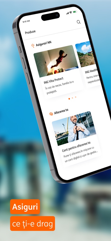 ING HomeBank - Cet outil permet de souscrire facilement à diverses assurances, y compris "ING Vita Protect" pour la vie et "ING Health" pour la santé, afin de protéger les êtres chers et le patrimoine.