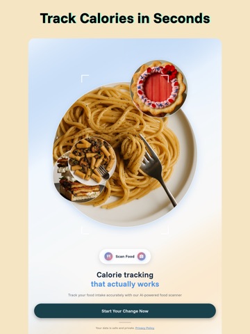 CalEye: AI Calorie Tracker iPad screenshot