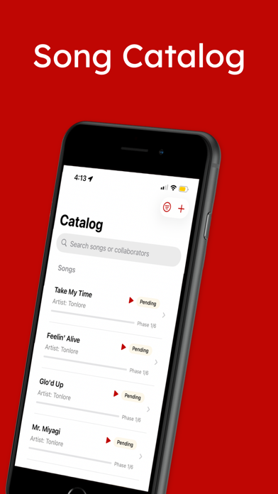 ReleaseKit Songwriting Manager app screenshot 2