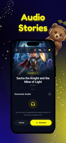 Moussly: AI Stories for Kids screenshot