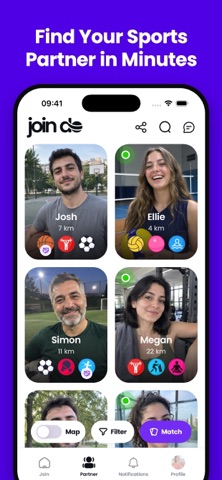 Join do: Find Sports Partners iPhone screenshot 1