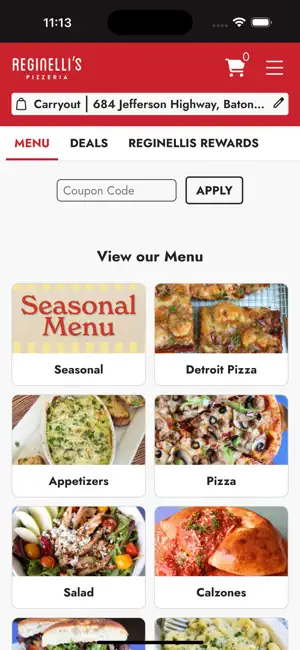 Reginellis Pizzeria screenshot 4