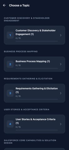 SF Business Analyst Prep screenshot