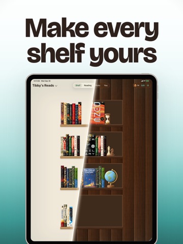 Tibby: Bookshelf & Tracker iPad screenshot 3