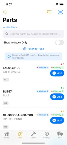 JRB App iPhone screenshot