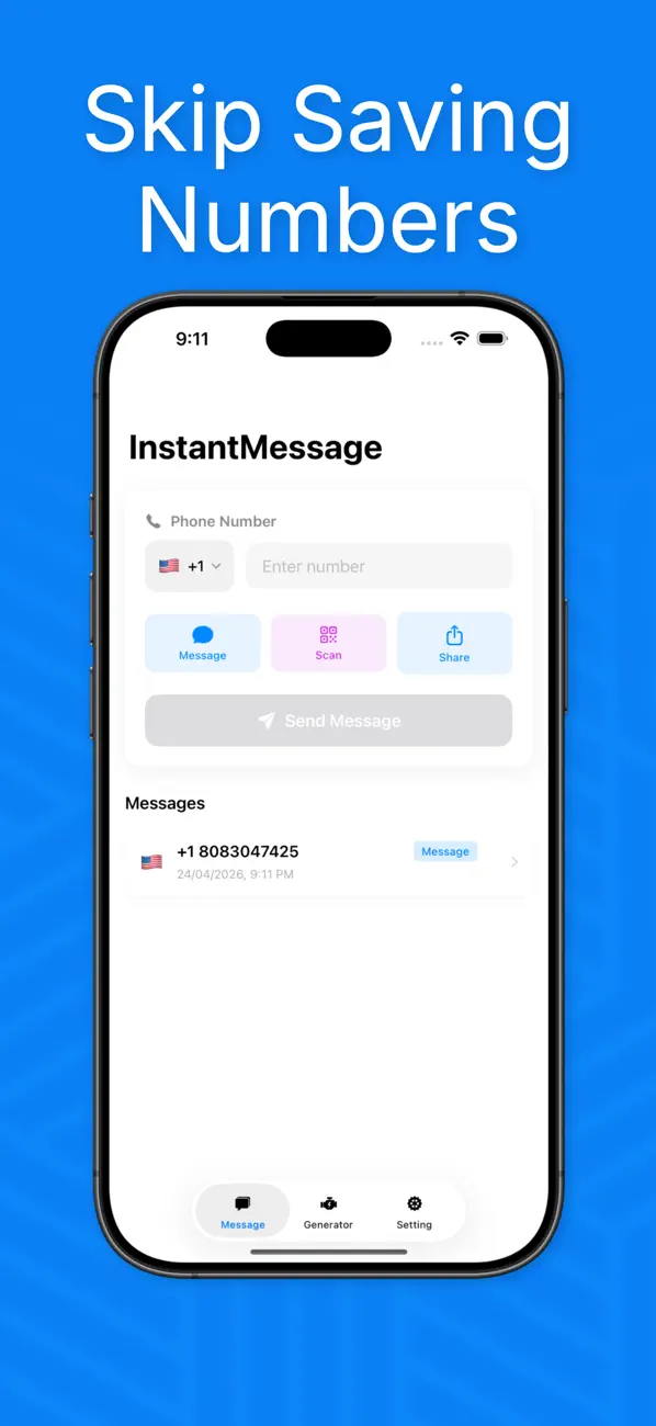 Screenshot #1 pour InstantMessage: No-Save Chat