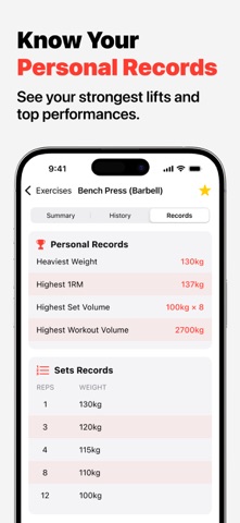 Simple Workout Log: FitHub screenshot