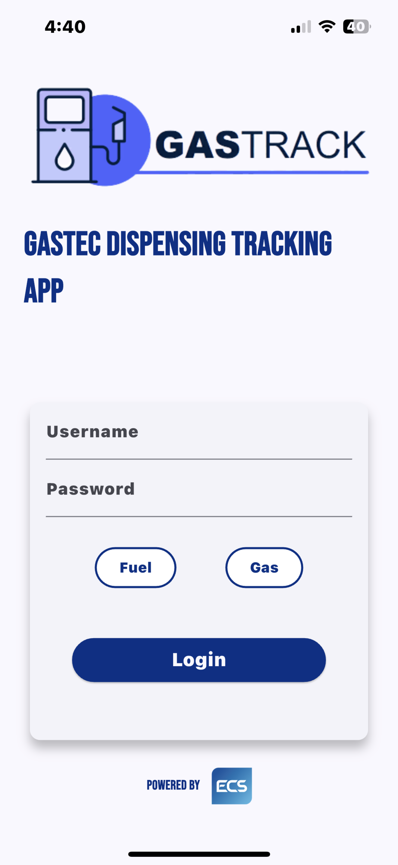 GASTrack App
