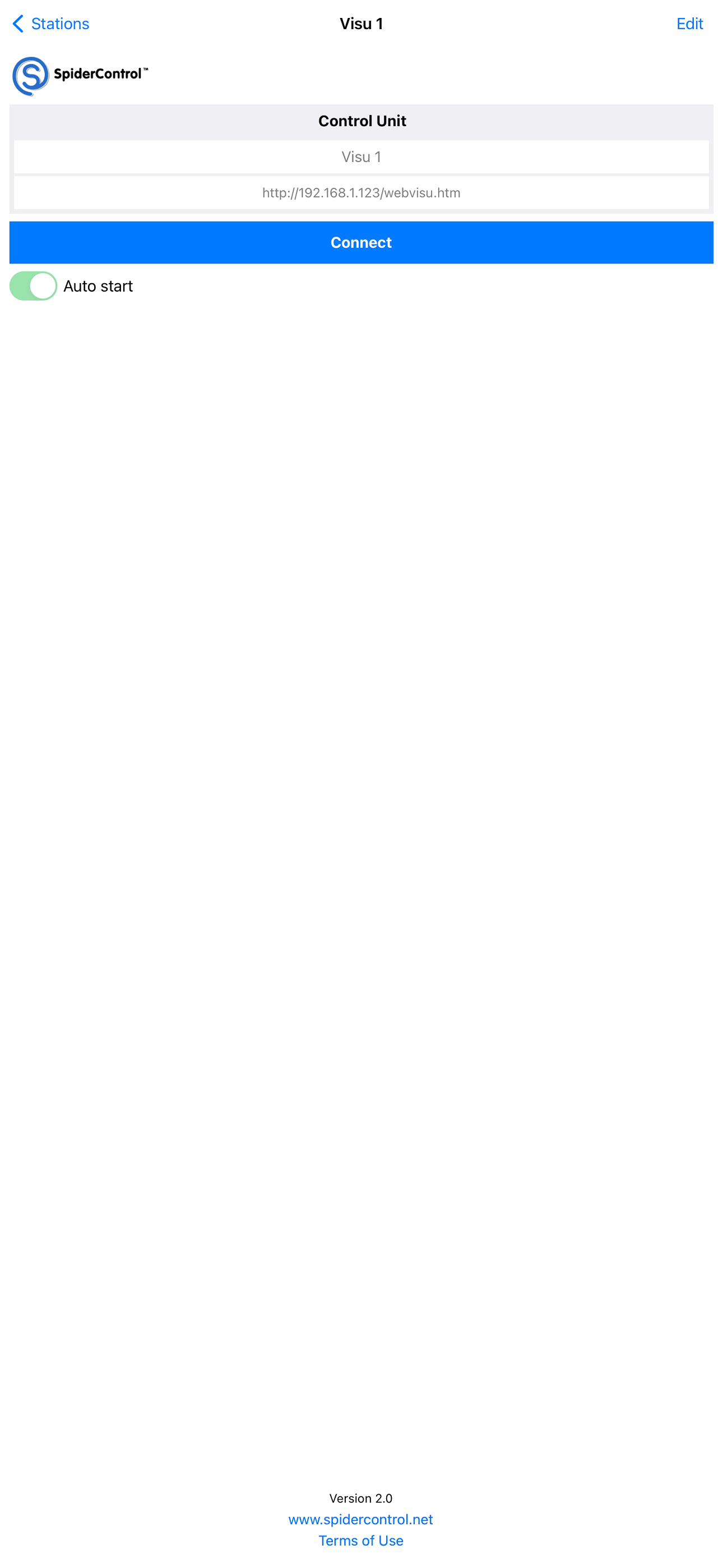 SpiderControl MicroBrowser