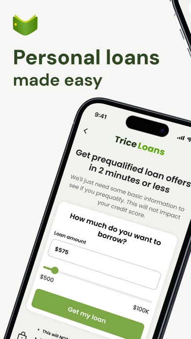 Personal Loan App: Trice Loans Screenshot