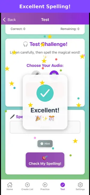 Magic Spelling - Learn, Test screenshot 4