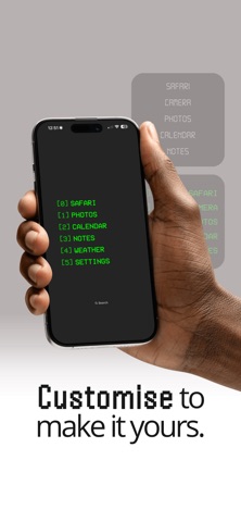 Minimalist Phone: MakeRetro iPhone screenshot