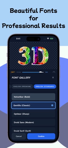 3D Logo Maker: Text Design Lab Screenshot 5 of 7