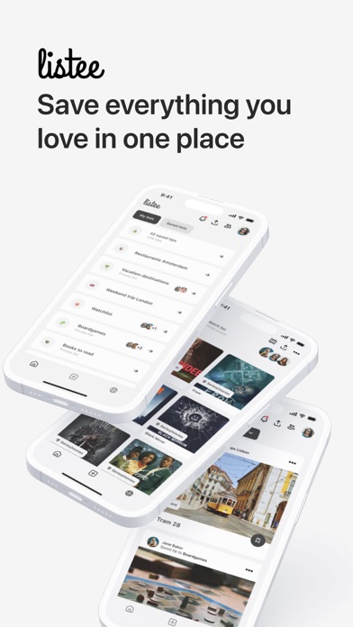 Listee: Wishlist & URL manager Screenshot