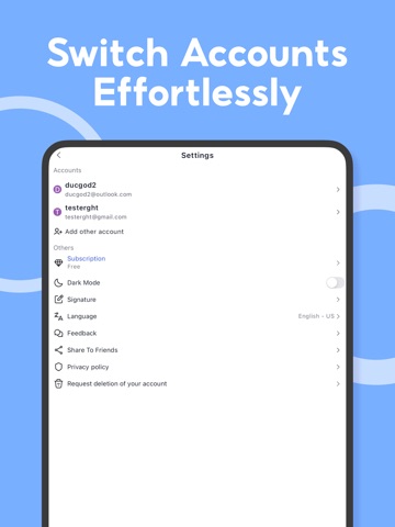 Email Generator: AI Email App iPad screenshot