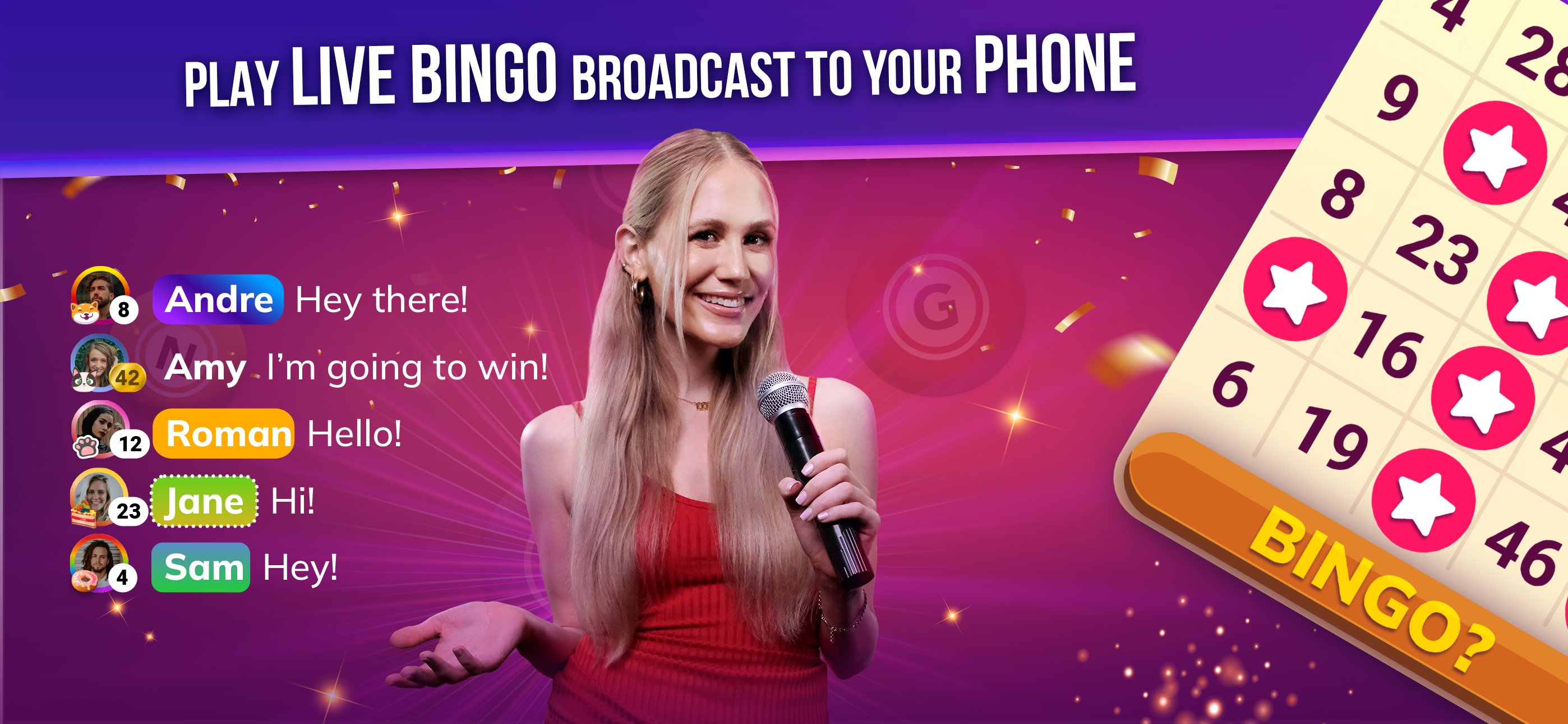 Live Play Bingo: Real Hosts!