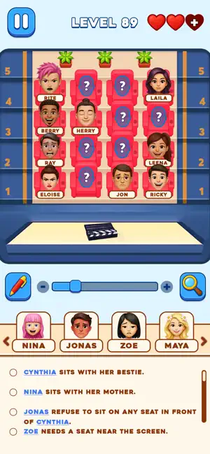 Seat Plan: IQ Puzzle Test screenshot 2
