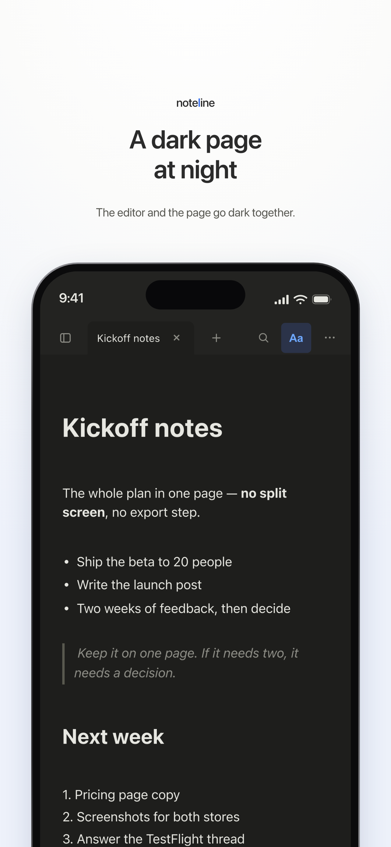 Noteline - Markdown Notes screenshot 6
