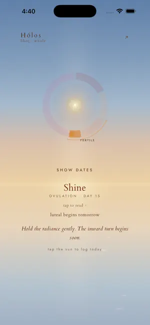 Hólos · Cycle Companion screenshot 2