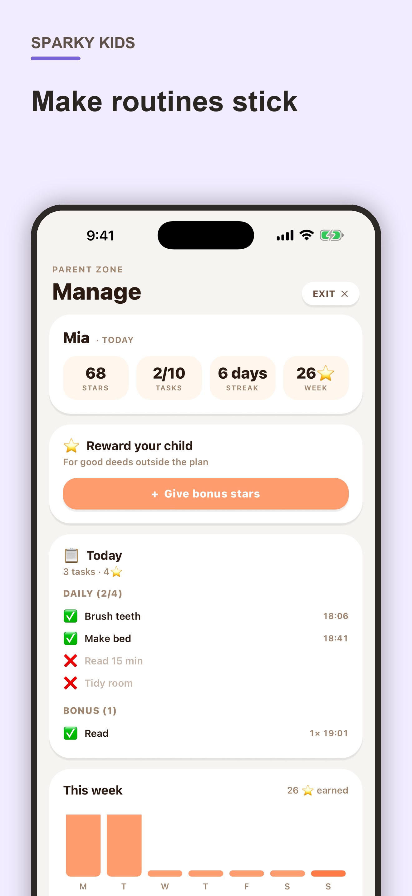 Sparky Kids: Reward Chart screenshot 4