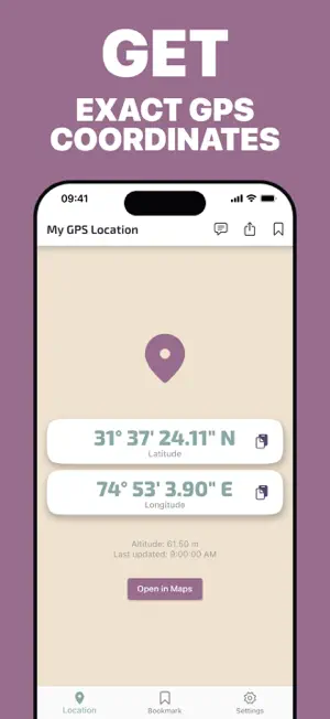 GPS Coordinates: My Location screenshot 1