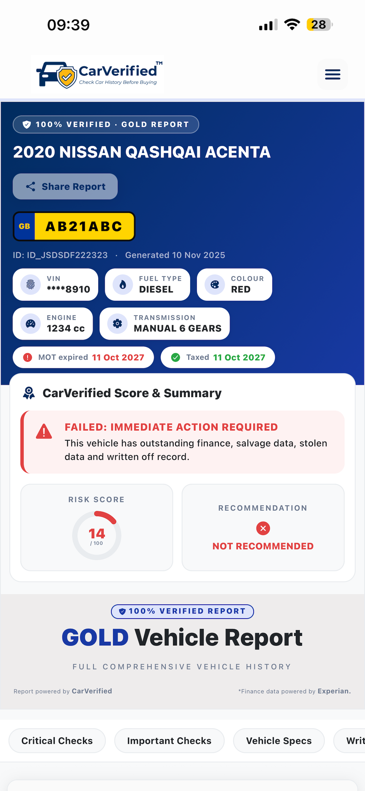 CarVerified: Check Car History screenshot 5