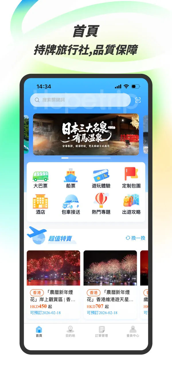 Screenshot #1 pour Hopetrip盼游