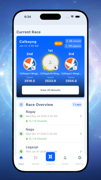 Wing Tracker screenshot