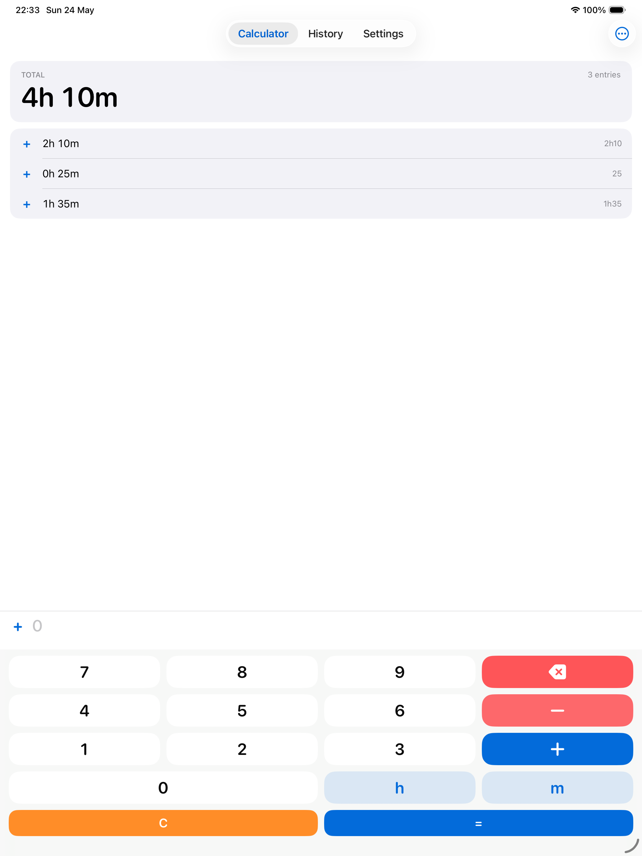 ChronoSum: Time Calculator
