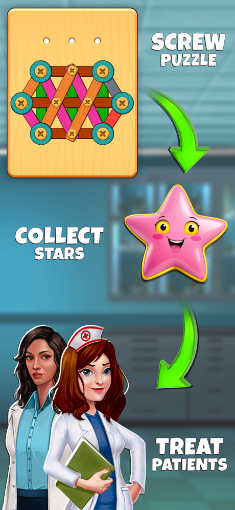 Screw Puzzle & Doctor Game screenshot 5