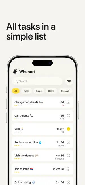 Wheneri: Task Tracker screenshot 2