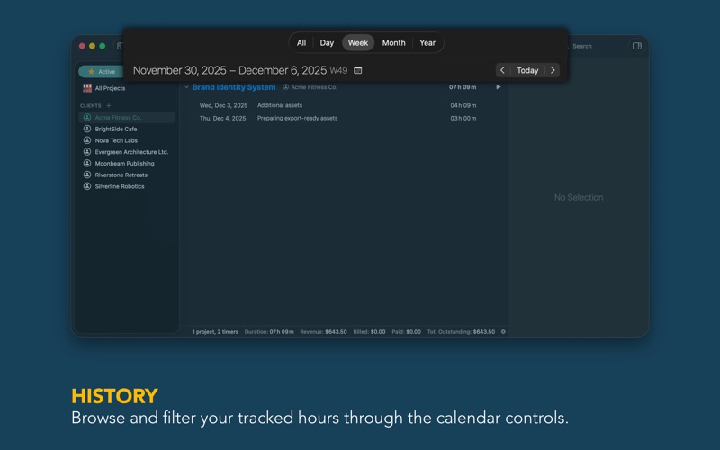 Tracktiq Time Tracker Screenshot 4 of 5